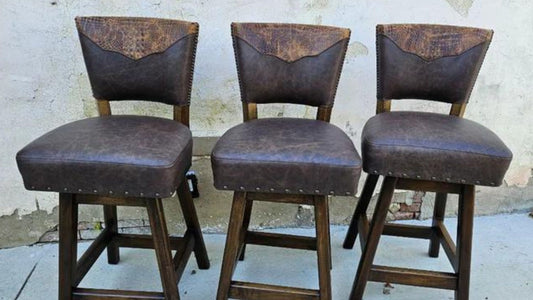 Rugged Luxury: Exploring High-End Western Bar Stools for Upscale Decor