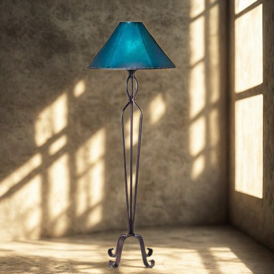 Hand Forged Iron Floor Lamp 021