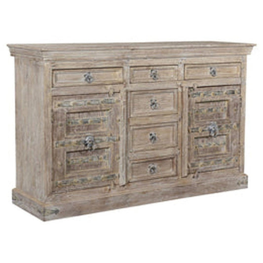 This Rainforest Sideboard 65" is expertly crafted from recycled old doors and mango wood, creating a unique and environmentally friendly piece of furniture. It's built to last, making this an investment you'll enjoy for years to come.
