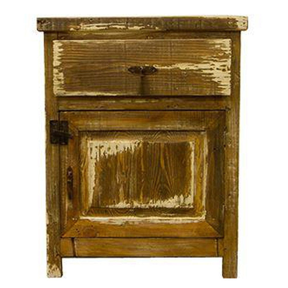 Antique White Nightstand