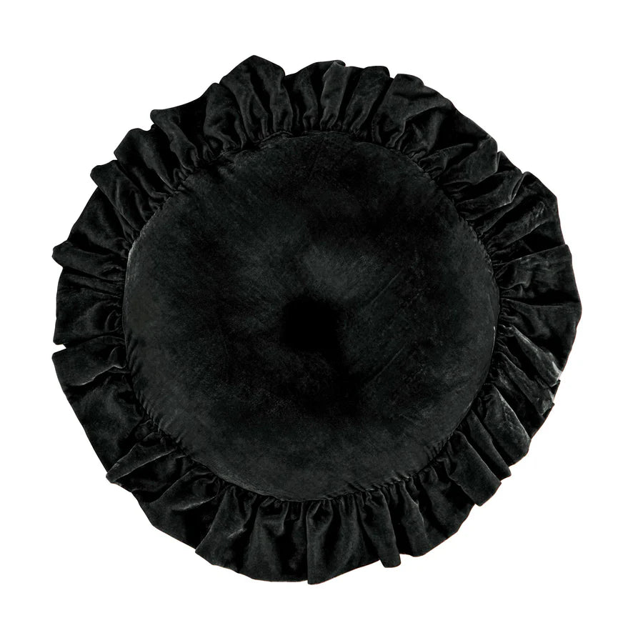 Stella Faux Silk Velvet Round Pillow