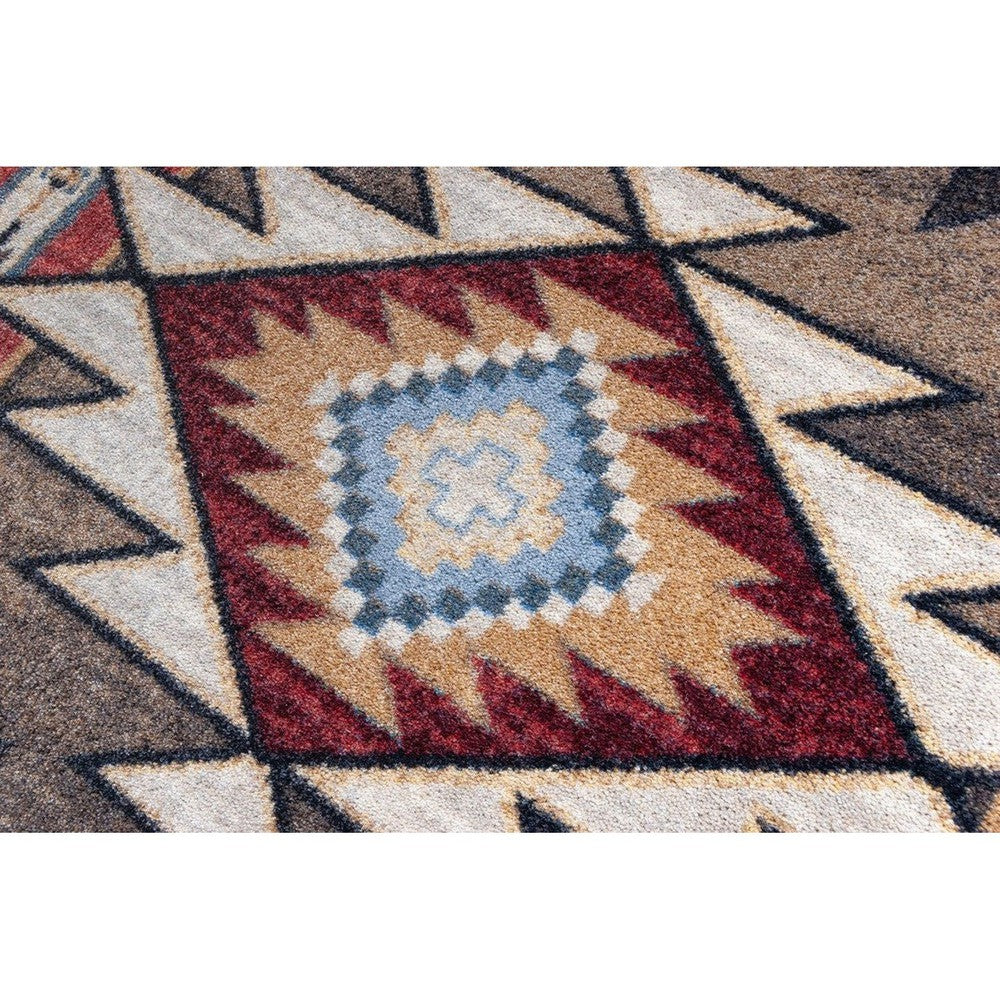 Bow Strings - Brown Rug