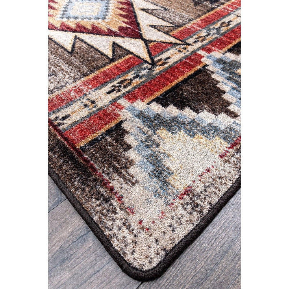 Bow Strings - Distressed Brown Rug