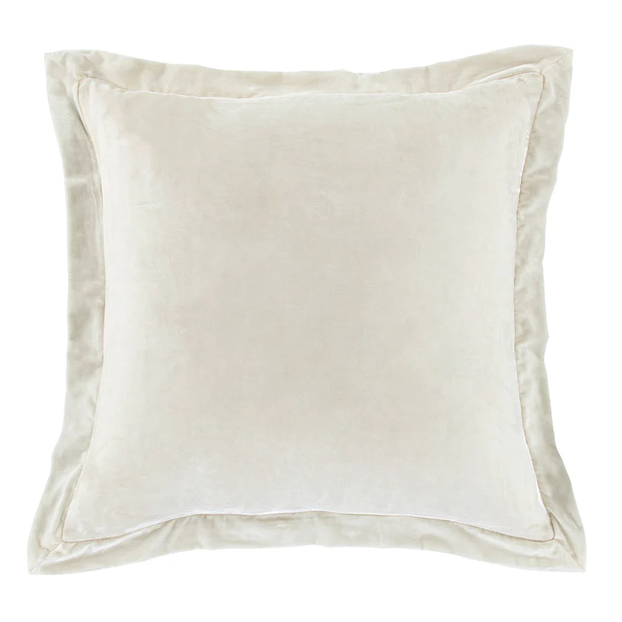 Stella Faux Silk Velvet Flanged Euro Sham