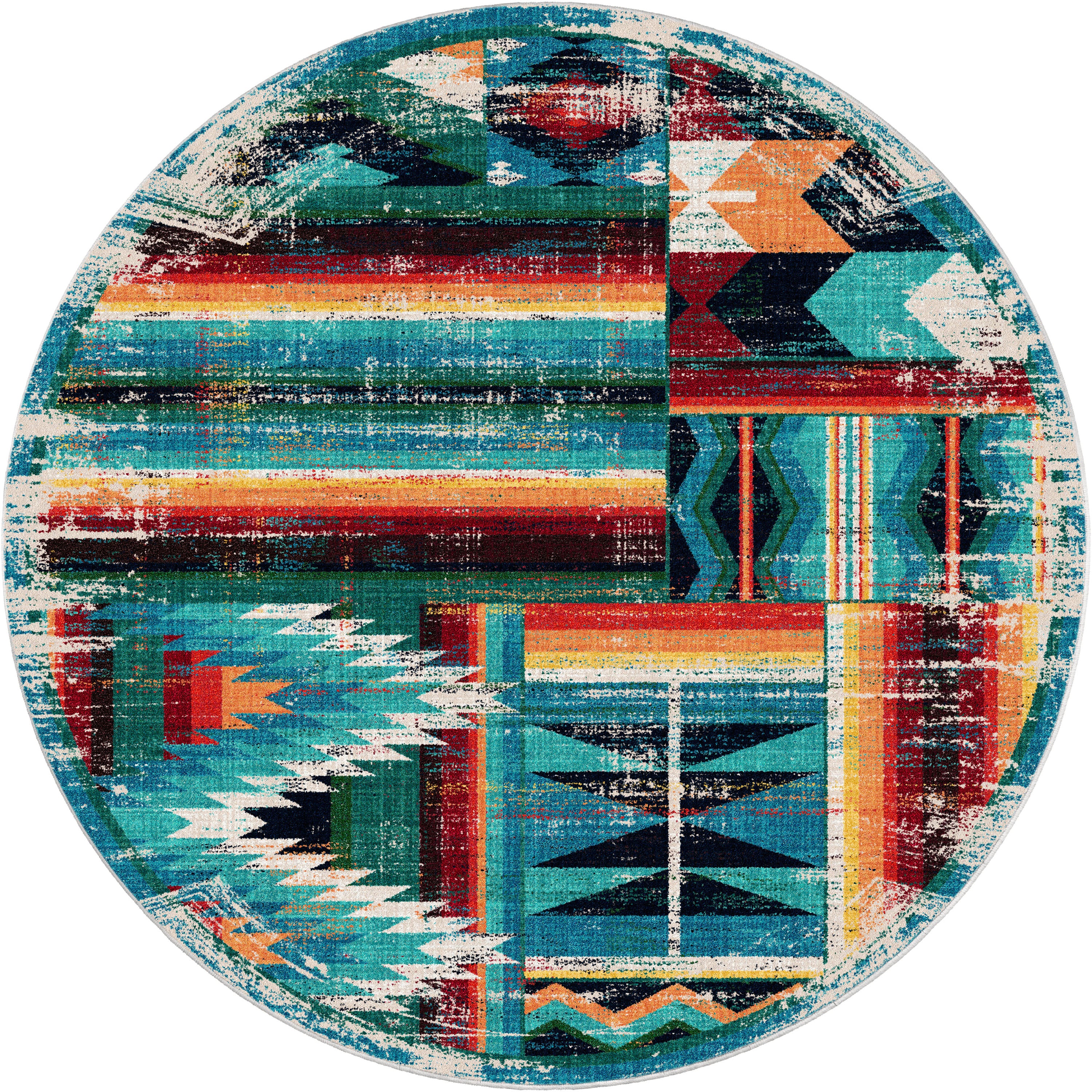 Caverns Turquoise Patchwork