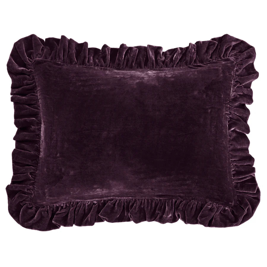 Stella Faux Silk Velvet Oblong Pillow