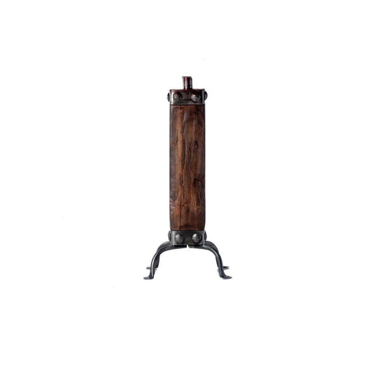 This Dark Wood & Iron Table Lamp is the perfect combination of rustic charm and modern design. The bleached wood and metalwork blend together to create a piece that is warm and inviting. The sleek lines and subtle touches make this lamp a centerpiece in any room.