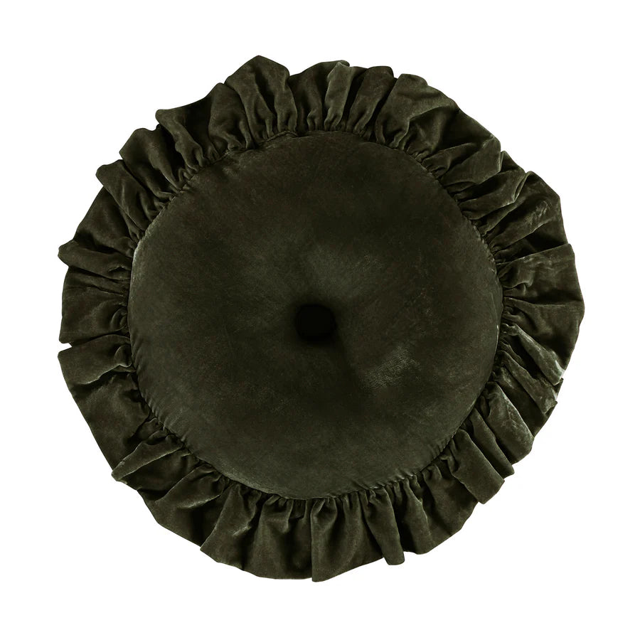 Stella Faux Silk Velvet Round Pillow