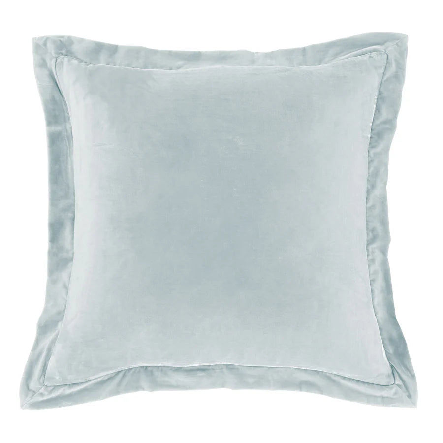Stella Faux Silk Velvet Flanged Euro Sham