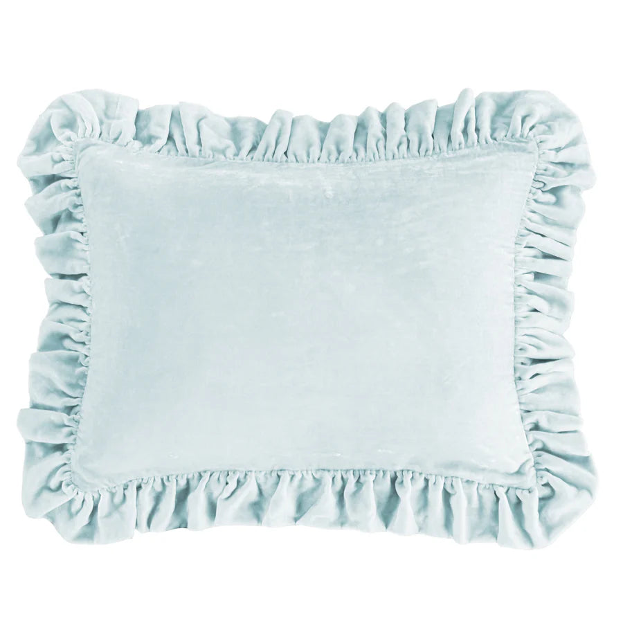 Stella Faux Silk Velvet Oblong Pillow