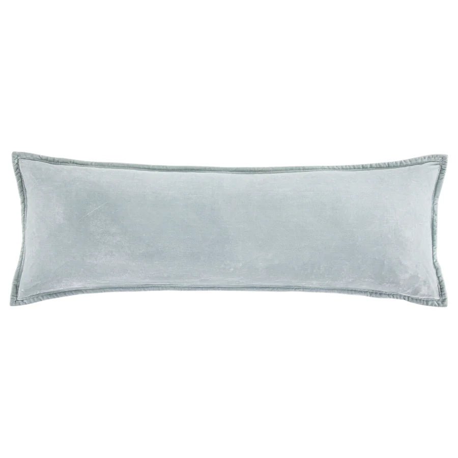 Stella Faux Silk Velvet Long Lumbar Pillow