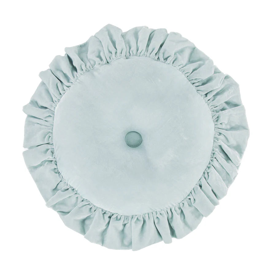 Stella Faux Silk Velvet Round Pillow