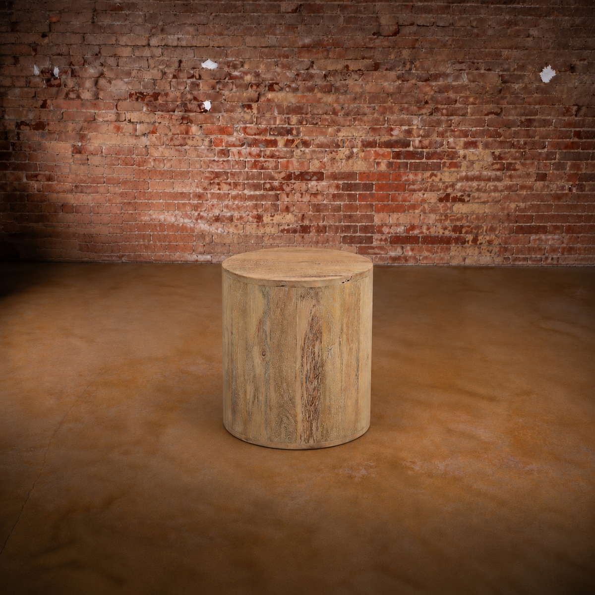 Lewiston Drum End Table