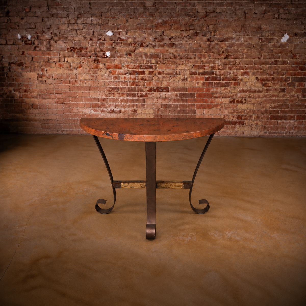 Barcelona Half Moon Console Table
