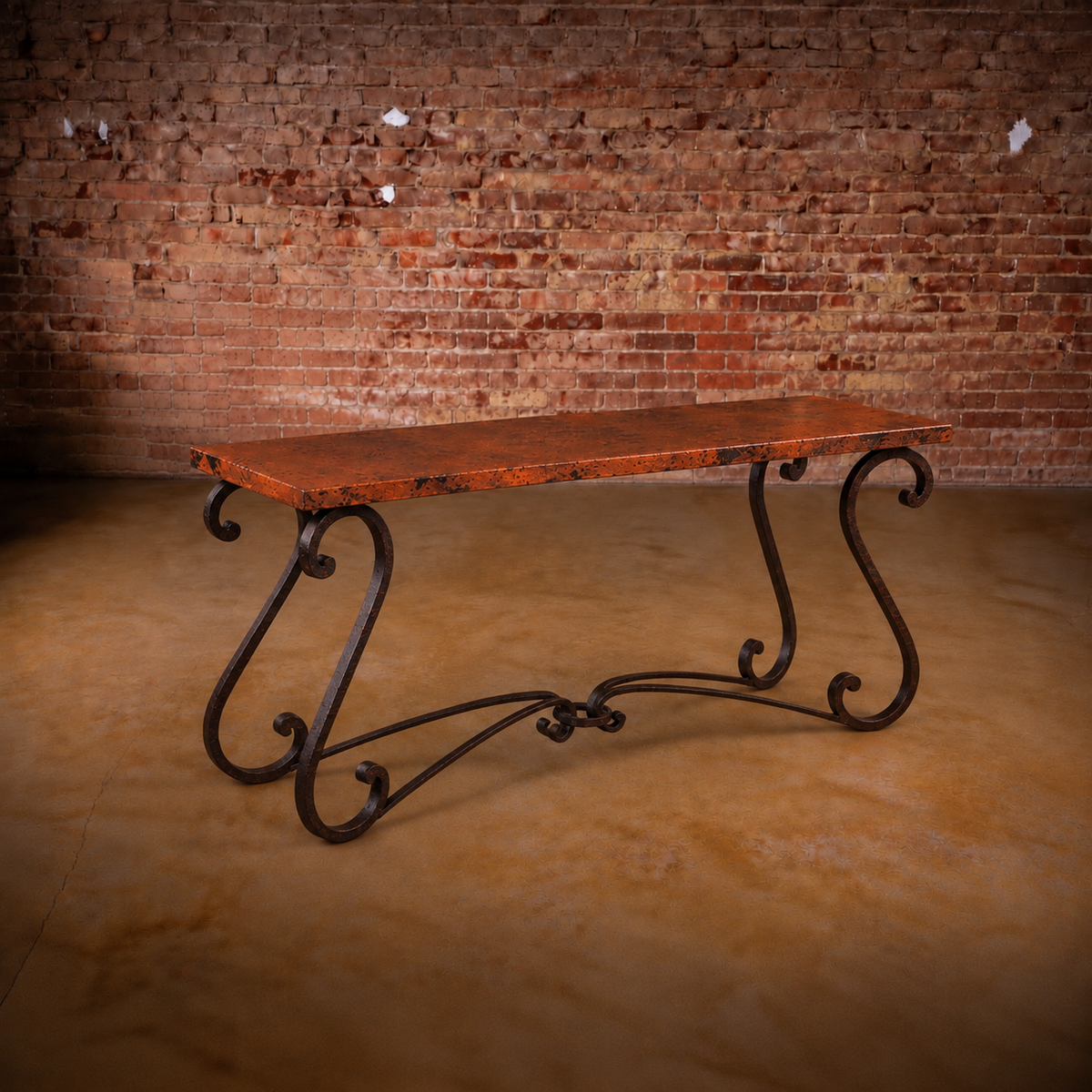 Segovia Copper Sofa Table