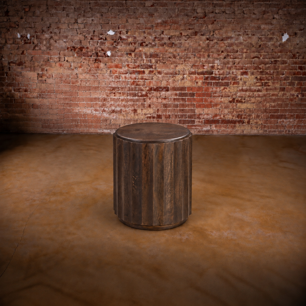 Austen Round Wood End Table