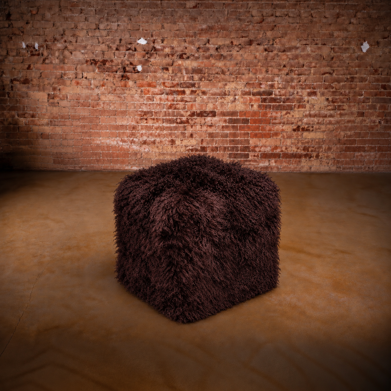 Tibetan Lamb Pouf