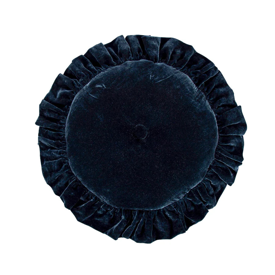 Stella Faux Silk Velvet Round Pillow