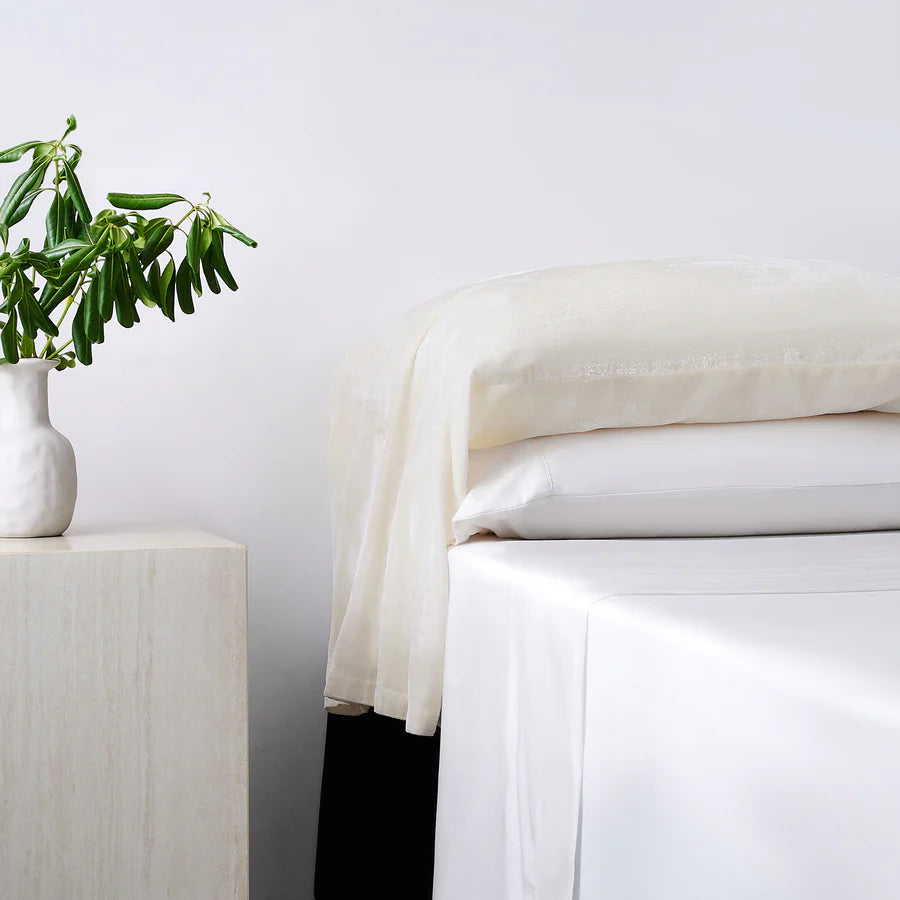 Stella Faux Silk Velvet Waterfall Pillowcase Set