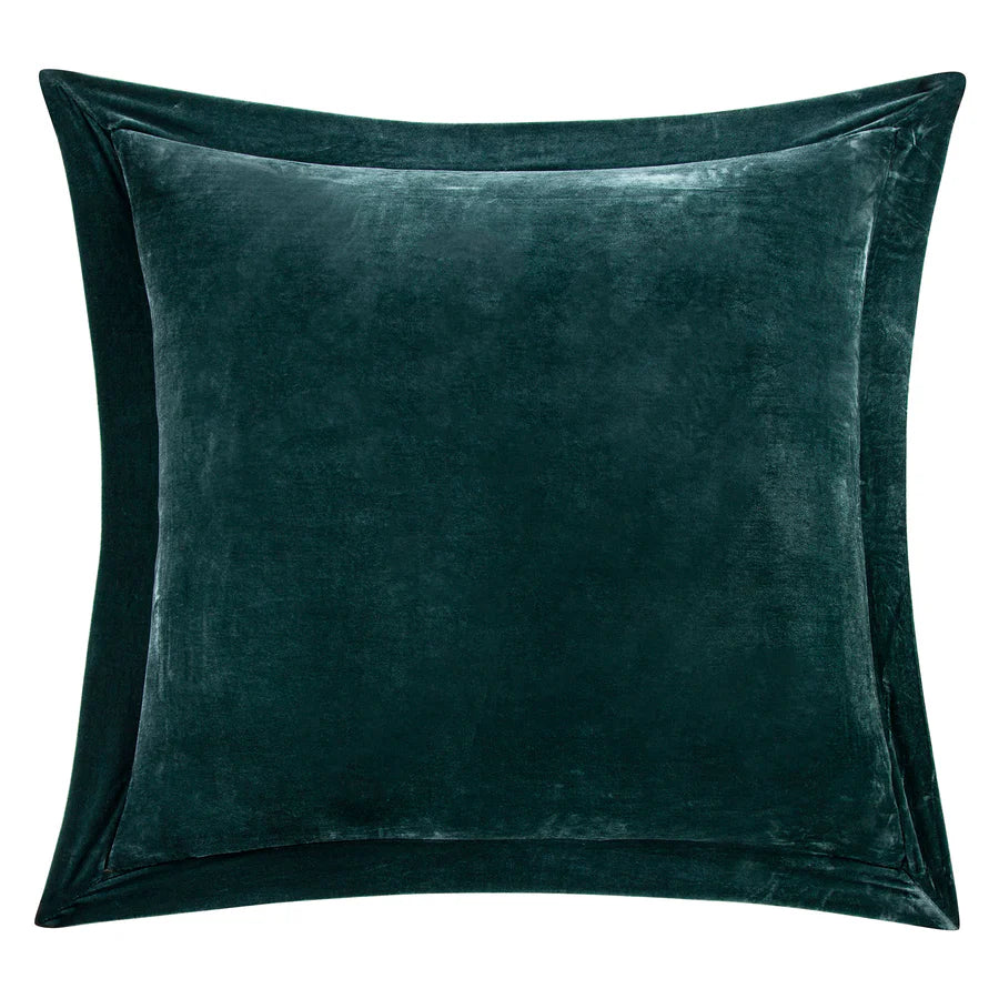 Stella Faux Silk Velvet Flanged Euro Sham