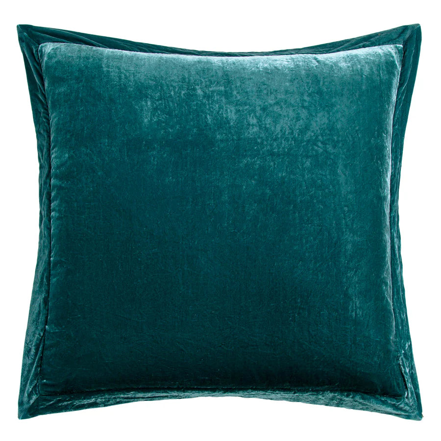 Stella Faux Silk Velvet Flanged Euro Sham