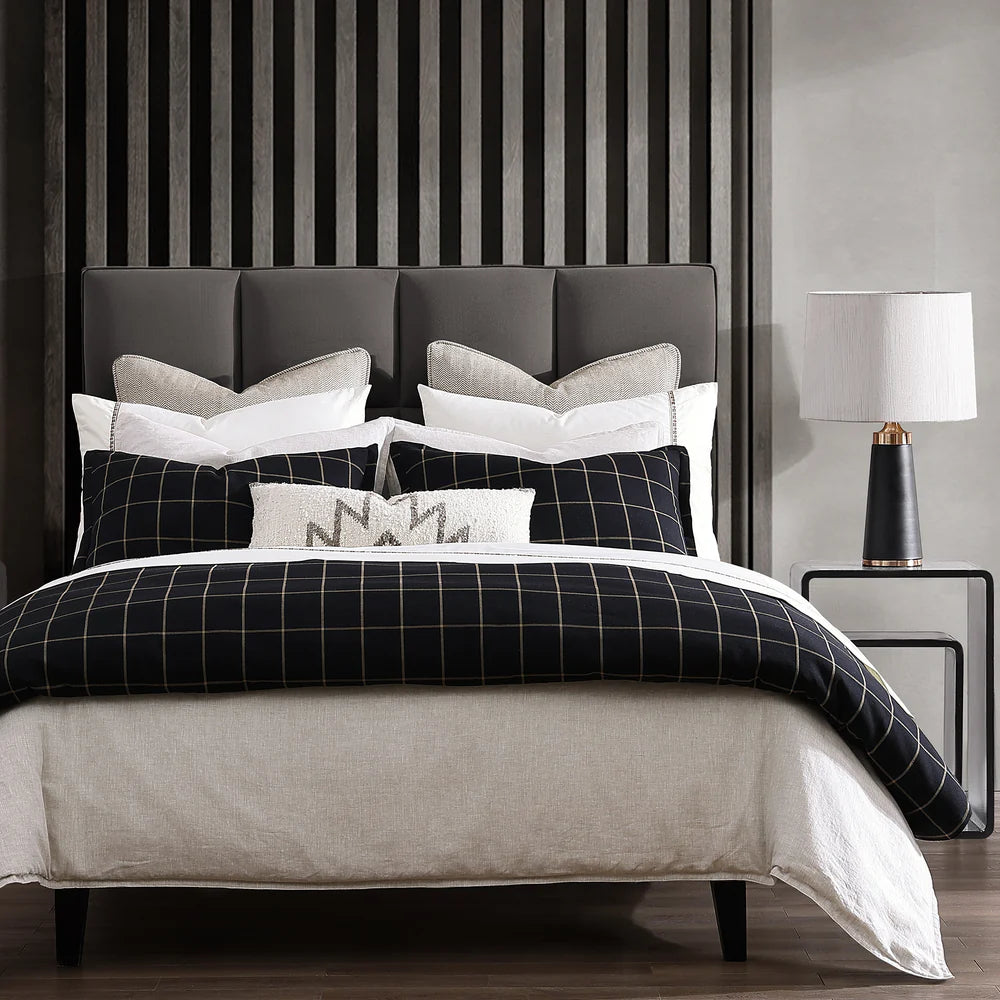 Windowpane Plaid Comforter Set