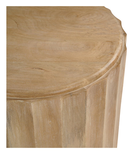 Austen Round Wood End Table