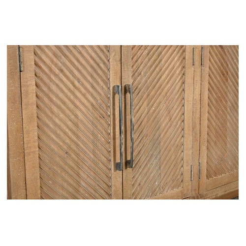 rustic distressed wood sideboard