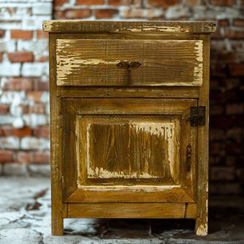 Antique White Nightstand