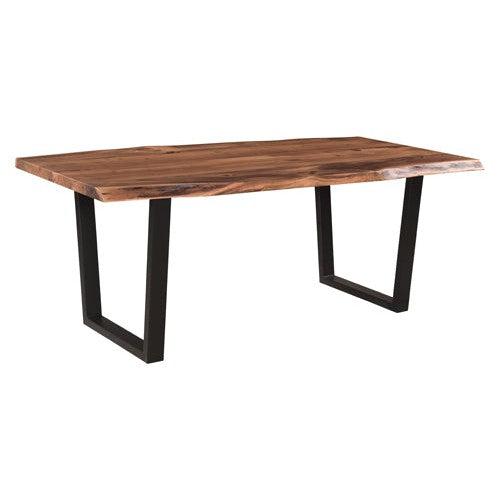 rustic acacia wood dining table