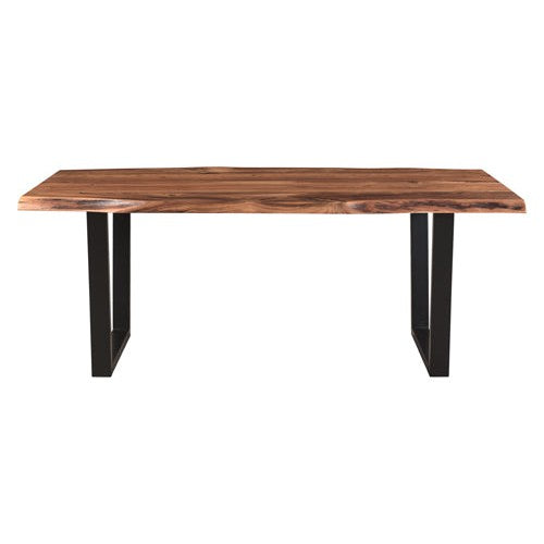 rustic acacia wood dining table