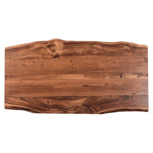 rustic acacia wood dining table