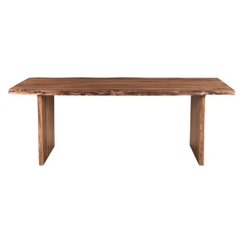 rustic acacia wood dining table