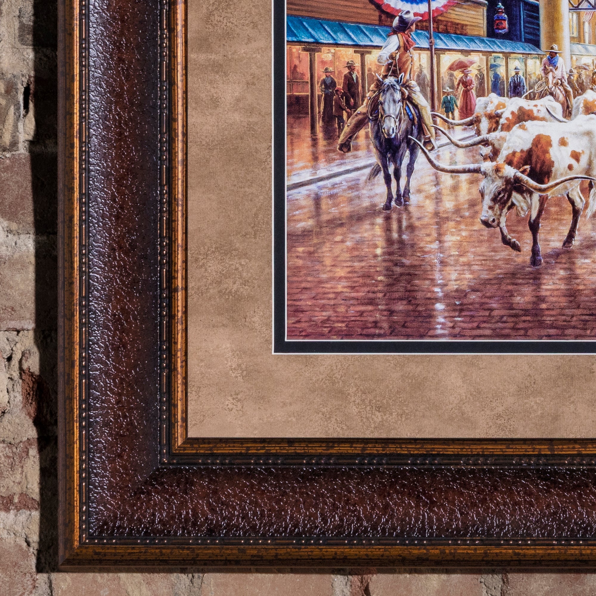 Fort Worth Stock Yards Painting by Jack Terry