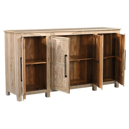 upscale teak wood sideboard