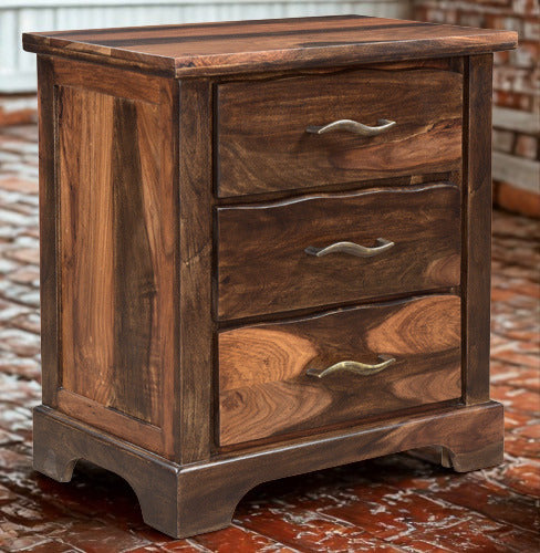 Riviera 3 Drawer Nightstand