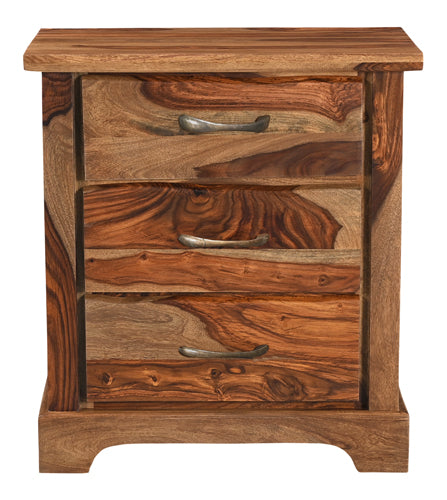 Riviera 3 Drawer Nightstand