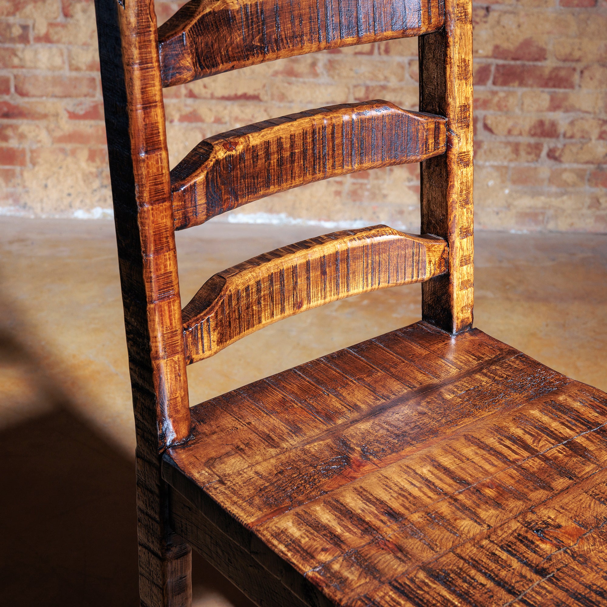 rustic western reclaimed wood bar stool