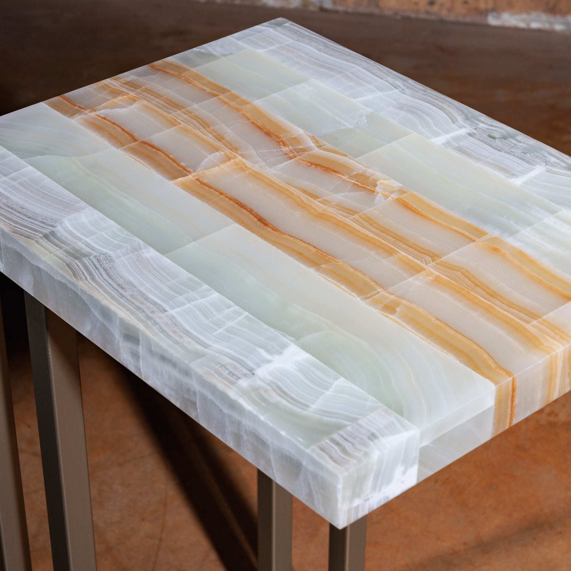 Spectrum Onyx Top Side Table