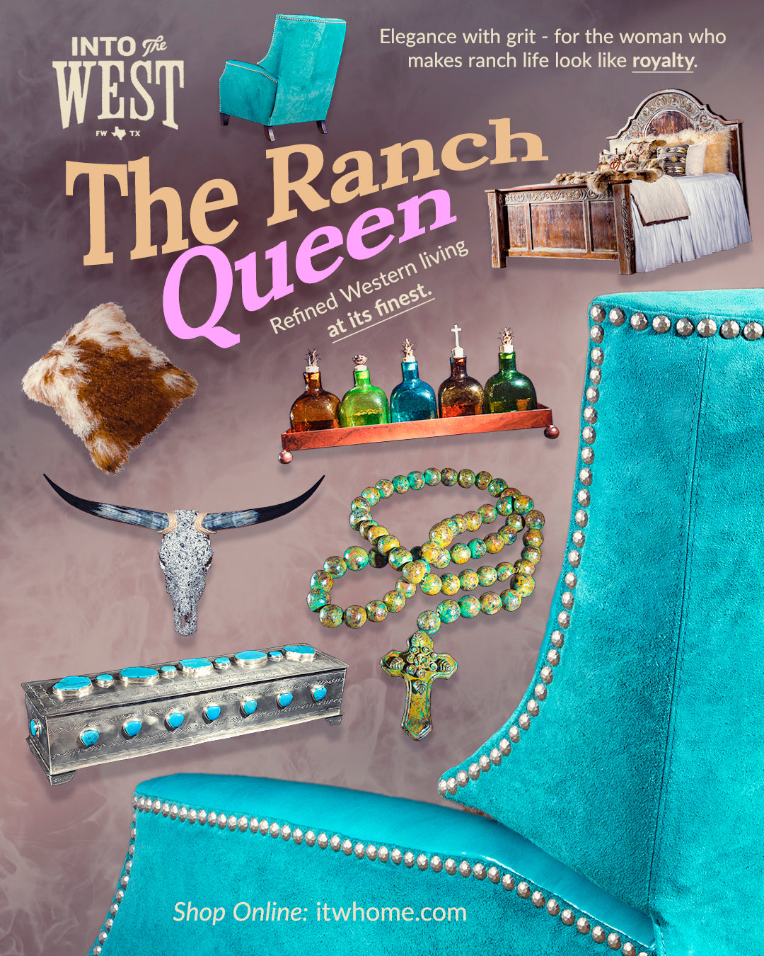 Western gifts for women featuring handcrafted leather, Pendleton fabrics, and silver-accented heirloom pieces.