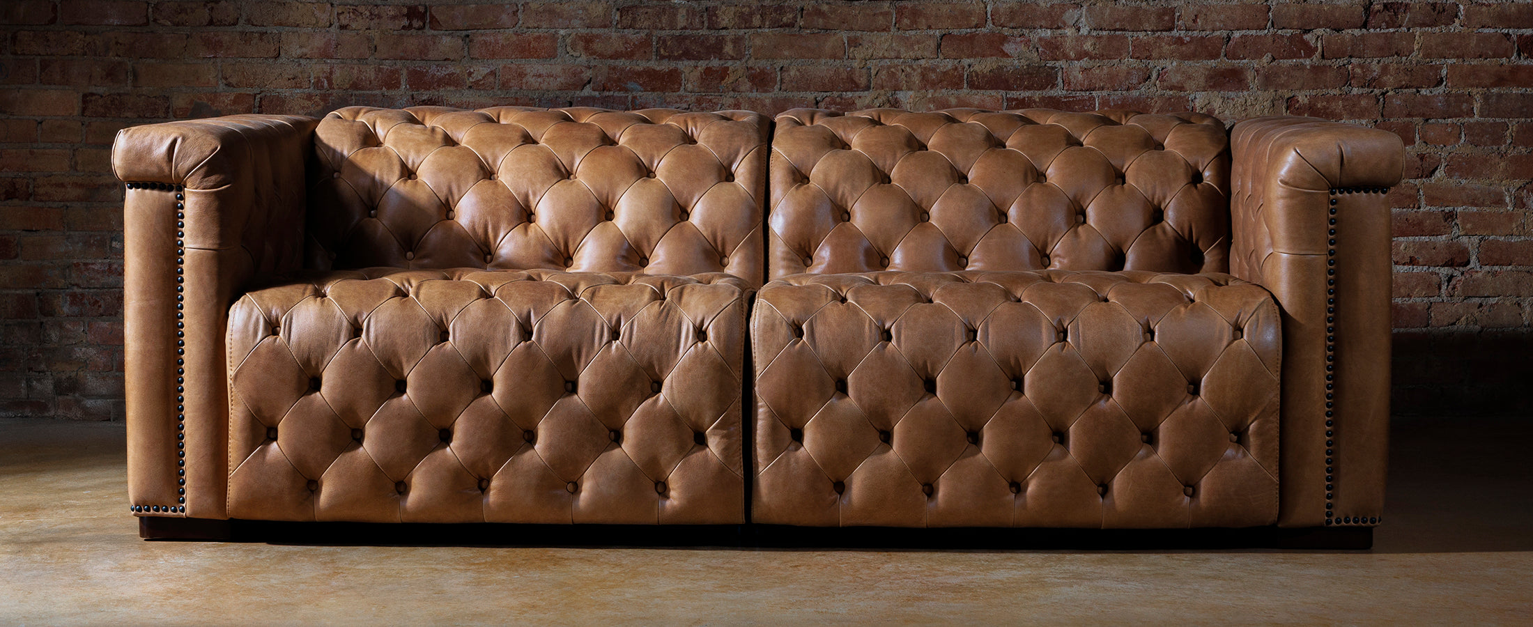 upscale western leather reclining sectional sofa