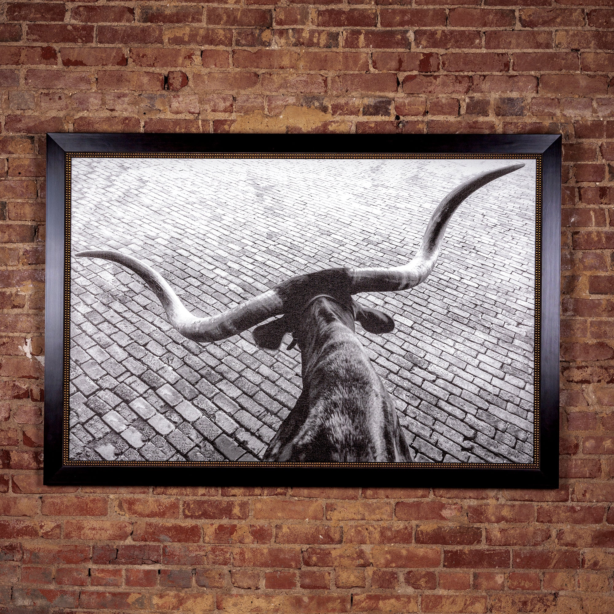texas longhorn western wall art