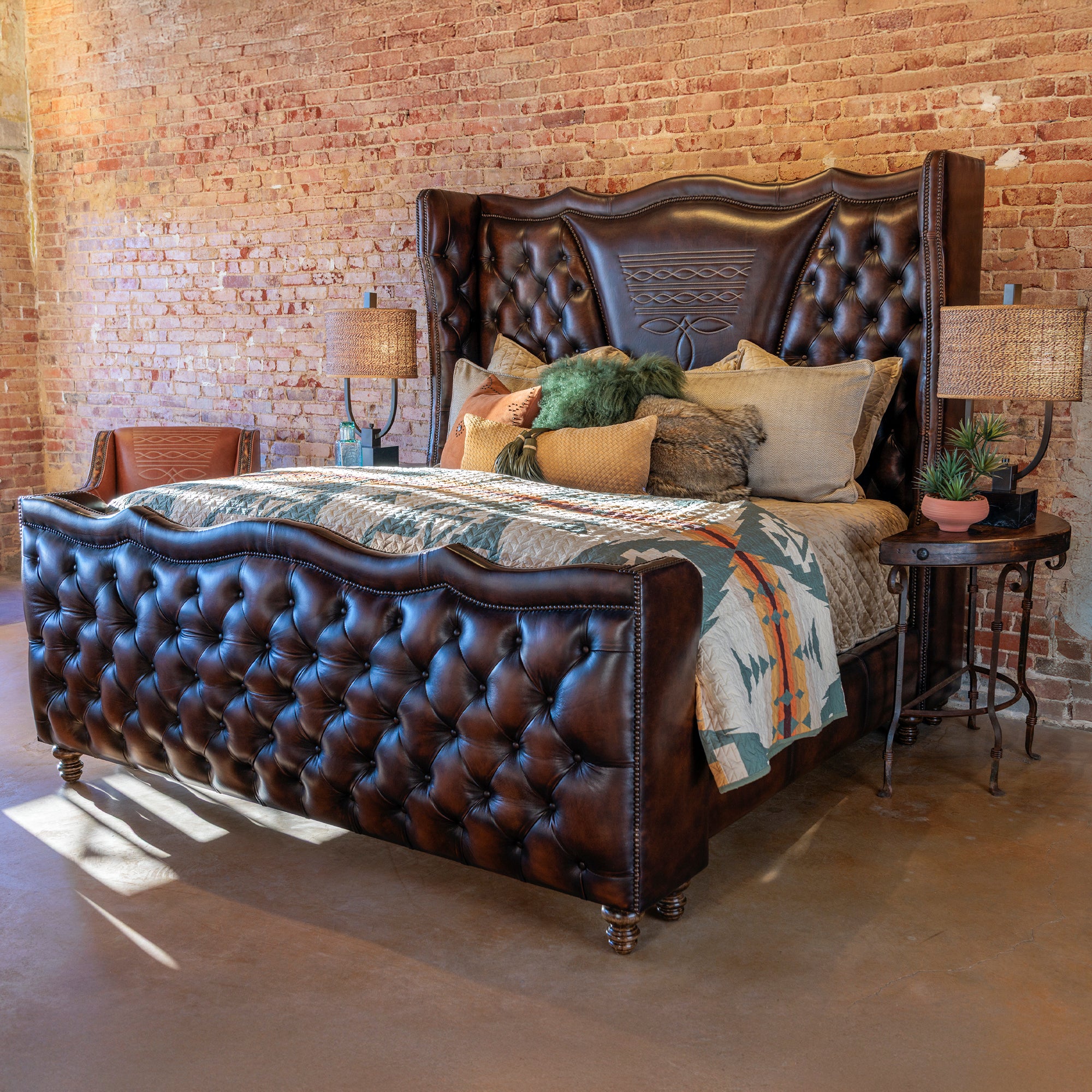 western-boot-stitch-tufted-leather-bed-1