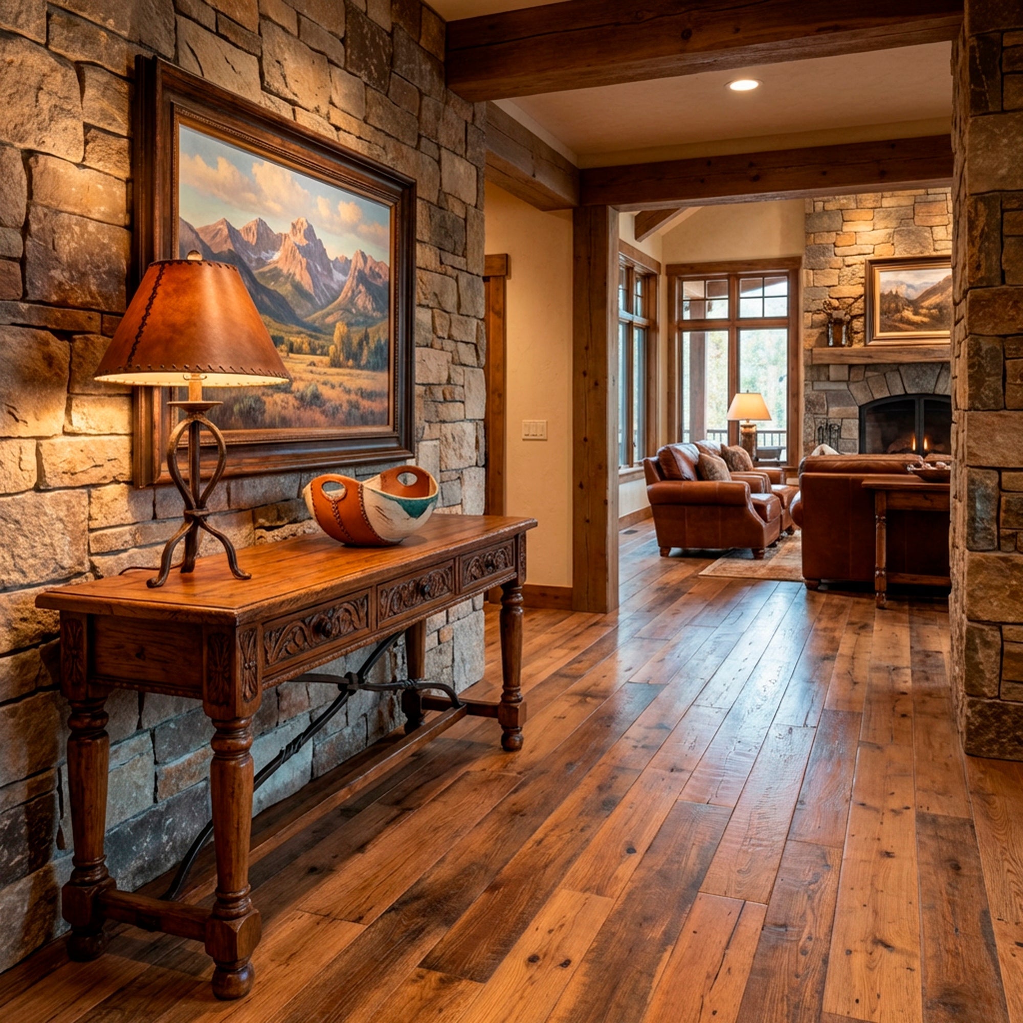 Western Ranch Estate Entryway