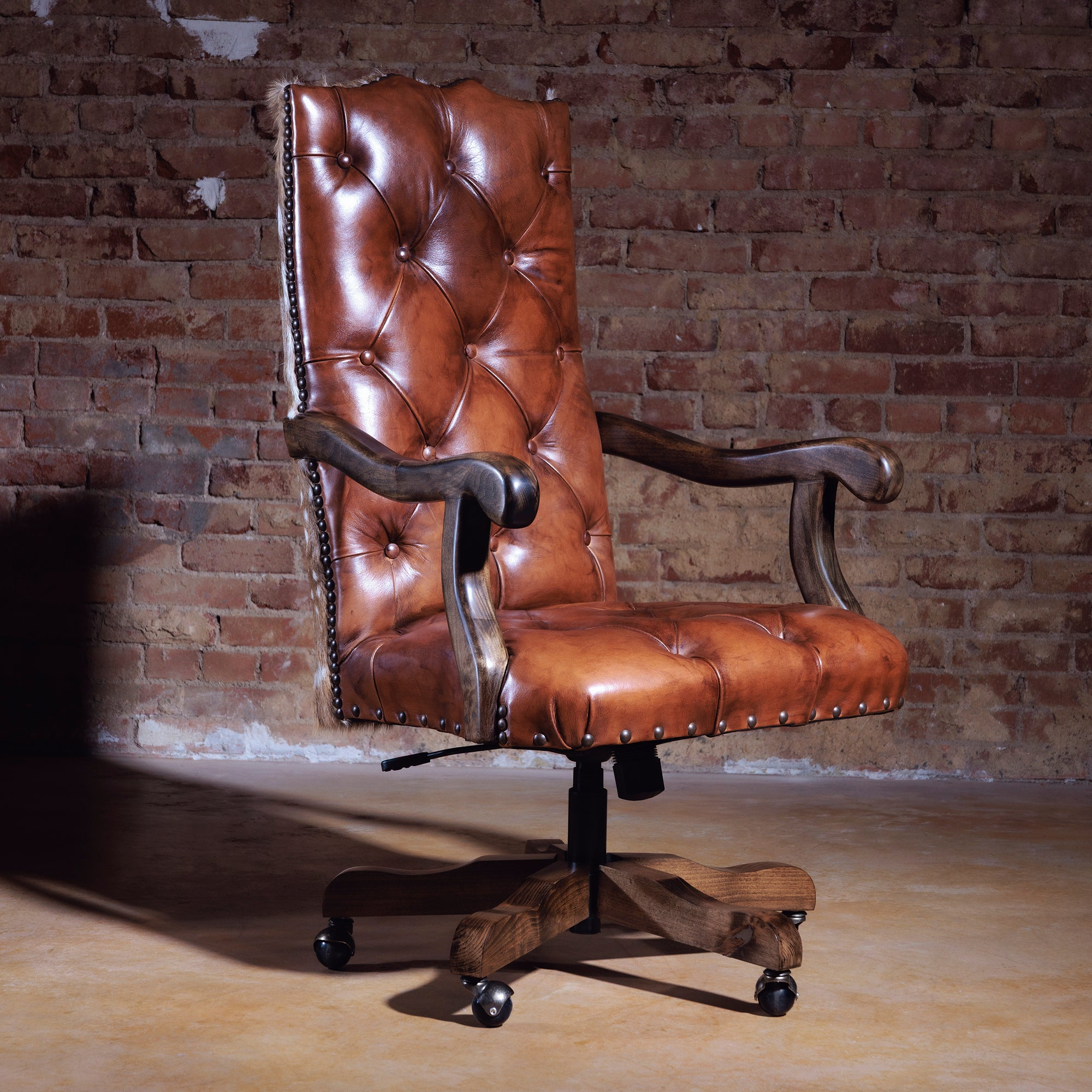 upscale western desk chairs
