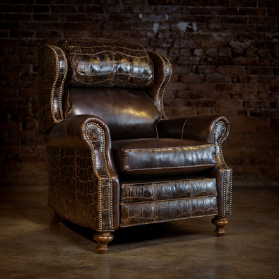 Brownwood Bronco Leather Recliner