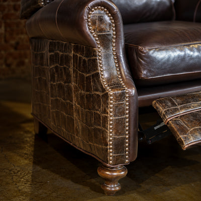 Brownwood Bronco Leather Recliner
