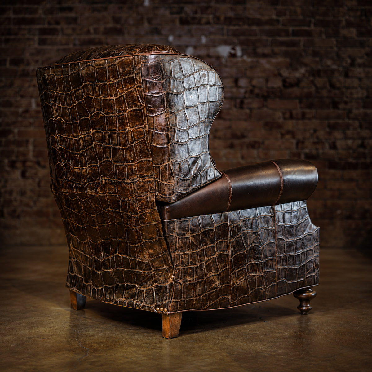 Brownwood Bronco Leather Recliner