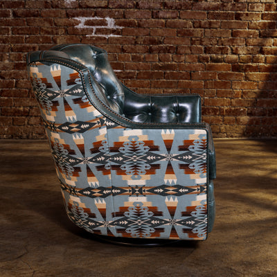 Emerald Mesa Pendleton Swivel Chair