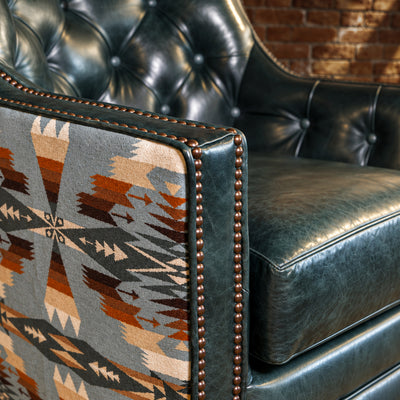 Emerald Mesa Pendleton Swivel Chair